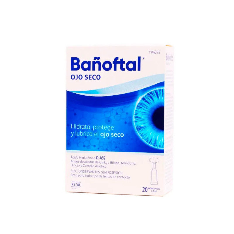 Bañoftal Dry Eye Single Dose 0.4 20U