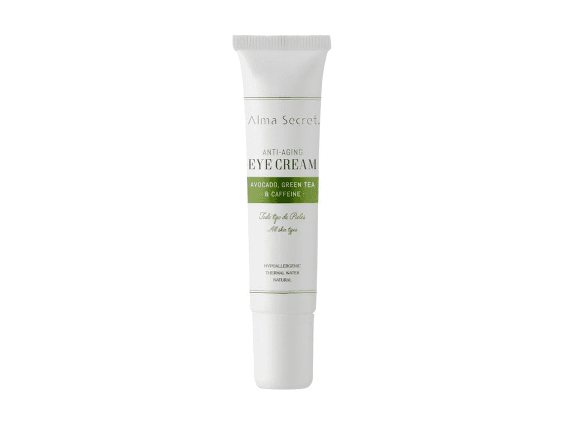 Alma Secret Eye Cream Antiedad Con Aguacate, Té Verde &amp; Cafeína 10 Ml