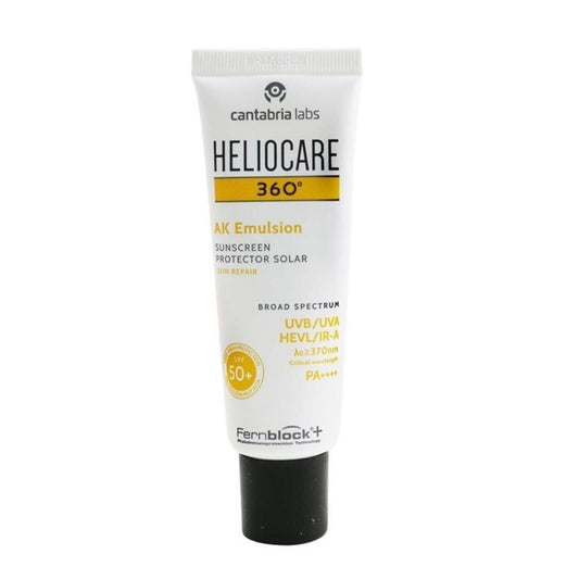 Cantabria Labs, Heliocare 360º, UV-Schutz, täglich, Emulsion, für das Gesicht, LSF50+, 50 ml