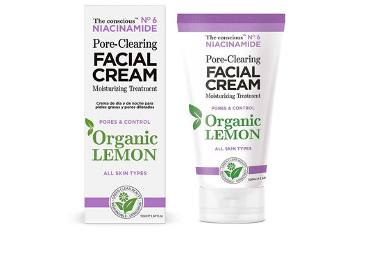 Niacinamide Pore-clearing Facial Cream Organic Lemon By The ConsciousA„c 50 Ml