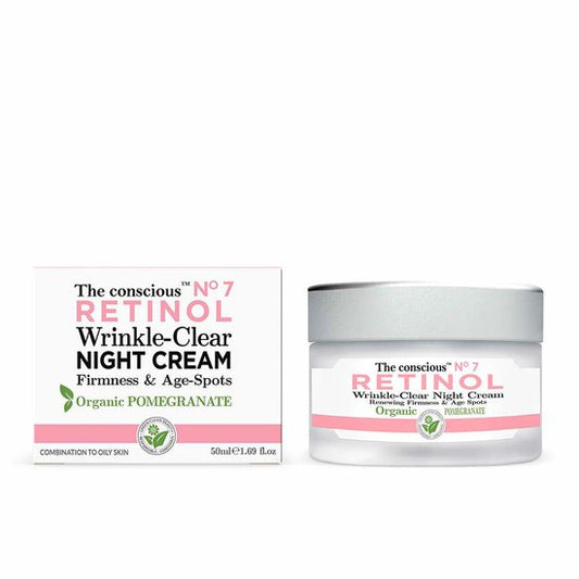 Retinol Wrinkle-clear Night Cream Organic Pomegranate By The ConsciousA„c 50 Ml