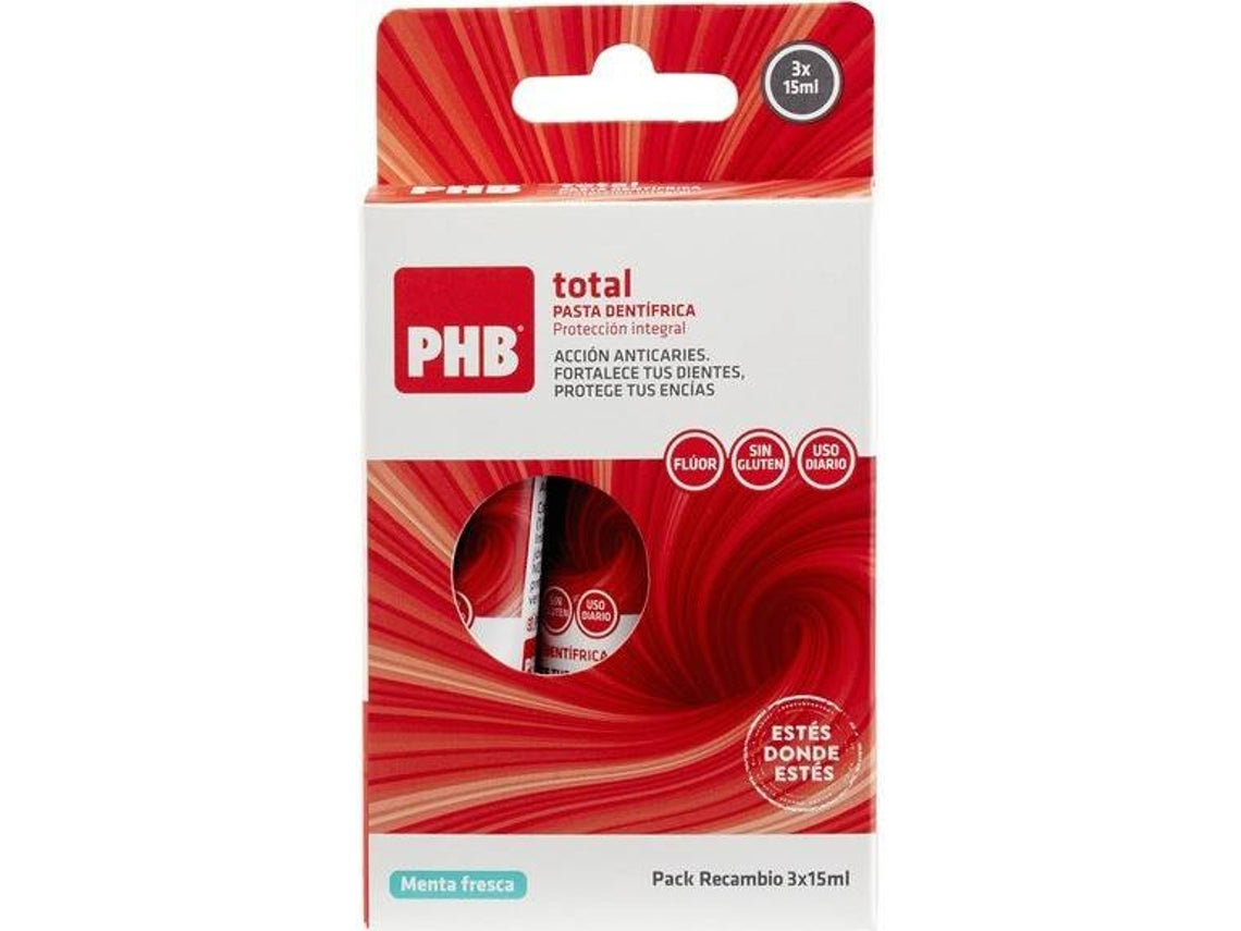 PHB Pack Adult Toothpaste Total 3x15ml