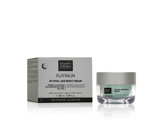 Martiderm PLATINUM GF VITAL AGE crème de nuit Soin raffermissant pour le visage