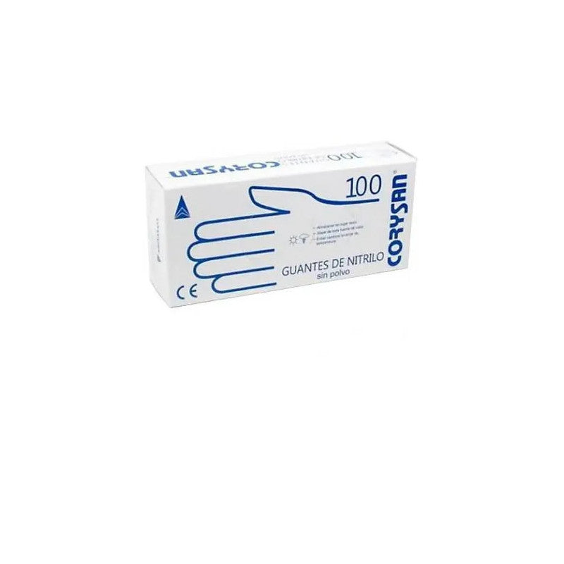Corysan Powder Free Nitrile Gloves Size S