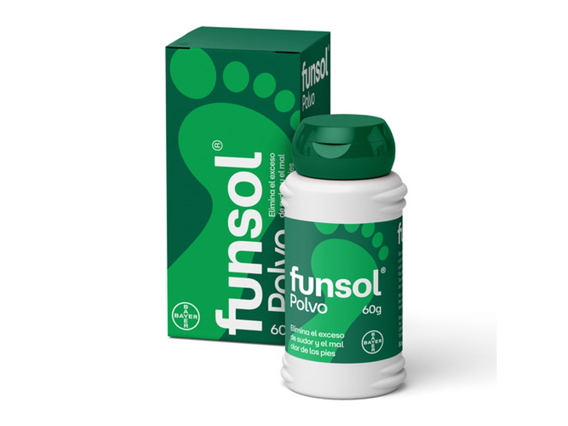 Funsol Polvo Exceso Sudoracia3n Y Mal Olor Pies 60g