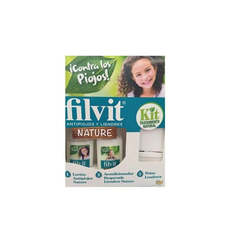 Filvit  Nature Anti Lice Lotion 125ml Set 2 Pieces