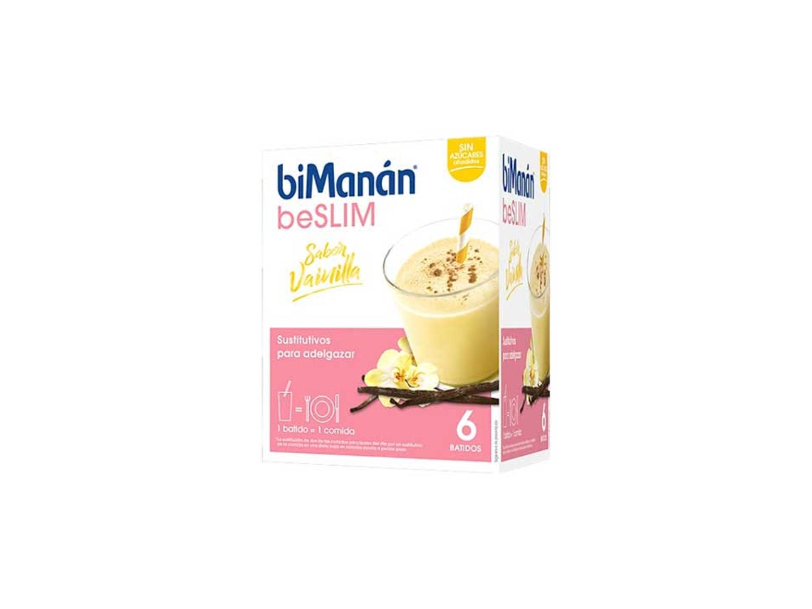 Bimanan Bimanan Beslim Batidos Vainilla 6 Unidades