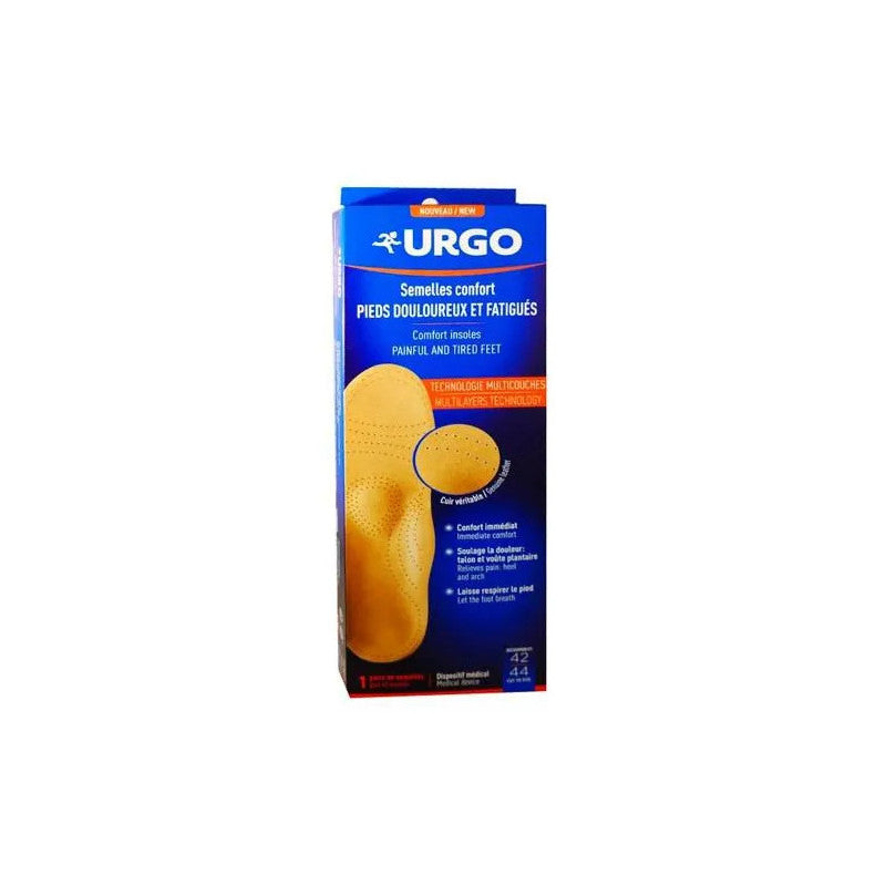 Urgo Comfort Insoles Size 42-44
