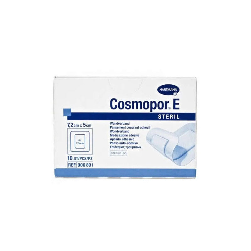 Hartmann Cosmopor E Steril Absorbent Adhesive Dressing 7 2x5cm 10 Units