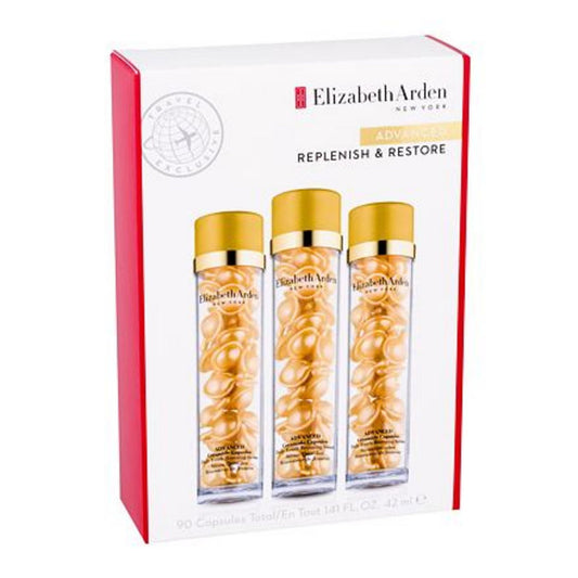 Trio-Set, Elizabeth Arden, Advanced Ceramide, Replenishing, Daily, Serum Capsules, für das Gesicht, 90 Stk.
