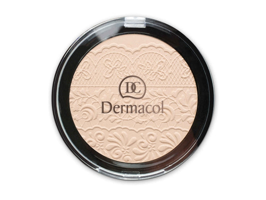 Dermacol - Compact powder with embossed lace 8 ml odstín 03 -