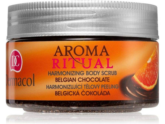 Dermacol - Harmonizující tělový peeling Aroma Ritual Belgická čokoláda (Harmonizing Body Scrub) 200 g - 200ml