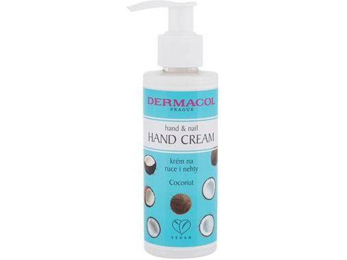 Dermacol - Hand &amp; Nail Hand Cream Coconut ( kokos ) - Zvláčňující krém na ruce a nehty (L)