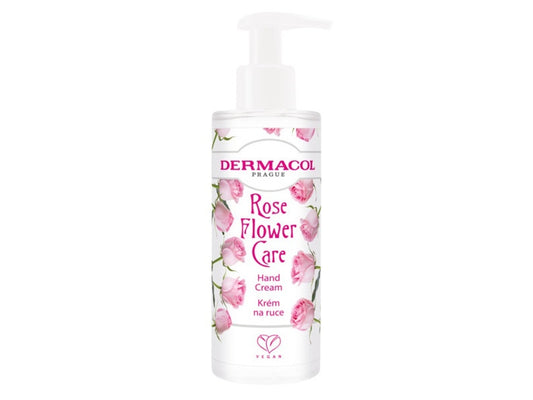 Flower Care Hand Cream   Ruze     Krem na ruce s pumpickou
