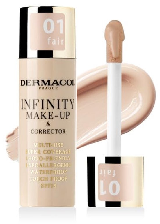 Infinity Multi-Use Super Coverage Waterproof Touch - Vysoce krycí make-up + korektor 20 g