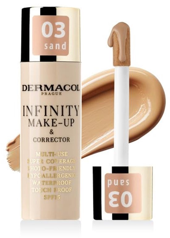 Infinity Multi-Use Super Coverage Waterproof Touch - Vysoce krycí make-up + korektor 20 g
