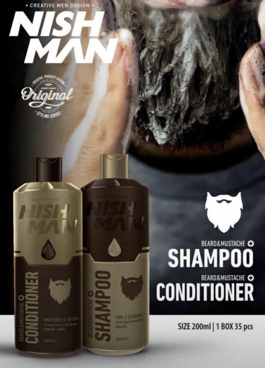 Nishman Beard&Mustache Shampoo 200 ml