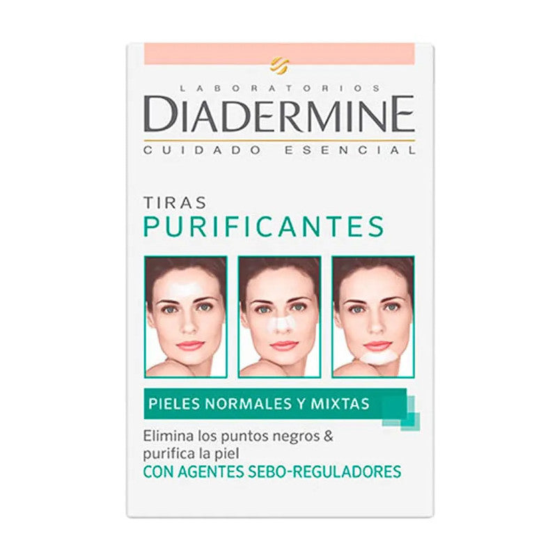 Diadermine Purifying Strips Normal Combination Skin 6 Units