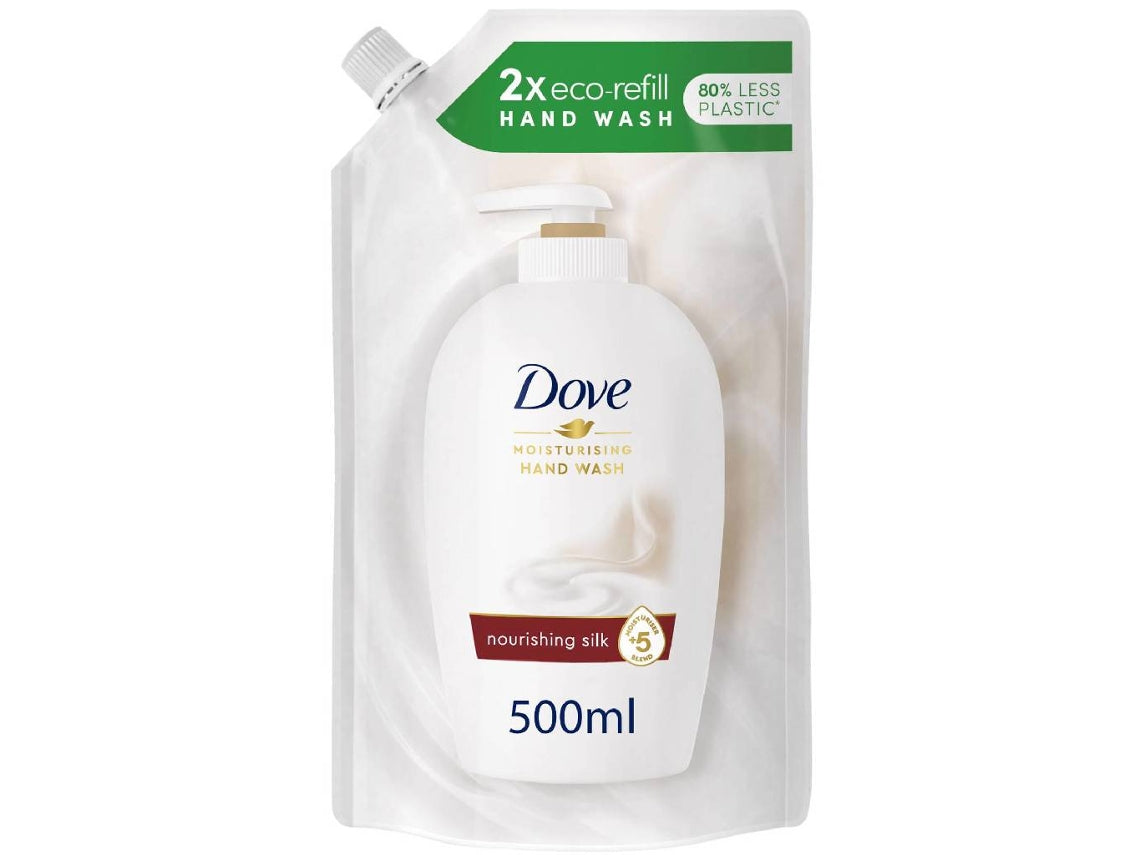 Dove Zeep Fine Silk Beauty Cream Navulling 500ml