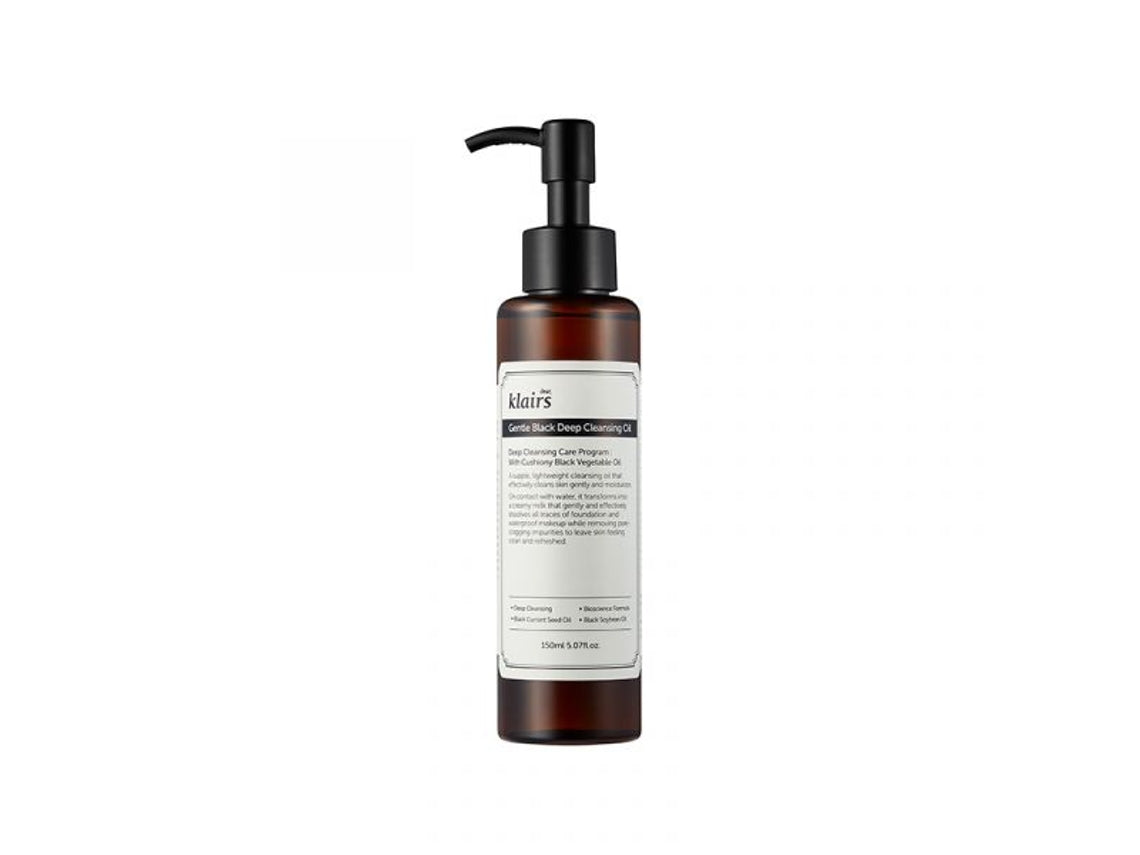 Klairs - Gentle Black Deep Cleansing Oil