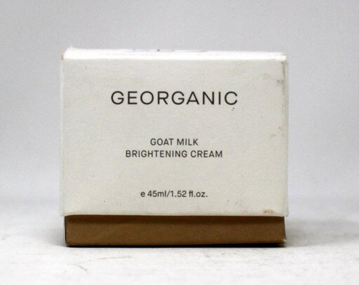 Georganic, Ziegenmilch-Aufhellungscreme, Aufhellend, Creme, für das Gesicht, 45 ml