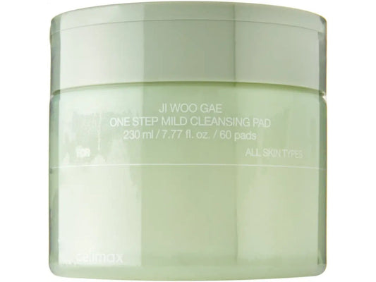 Celimax, Ji Woo Gae One Step Mild Cleansing Pad ( 60 pcs ) - nourishing make-up remover pads, 60ml