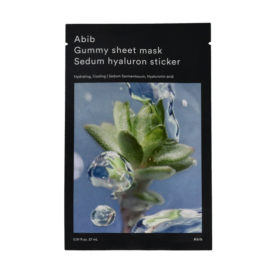Abib, Sedum Hyaluron Sticker Gummy Sheet Mask, 27ml
