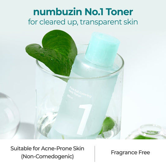 Numbuzin Nombuzin No 1 Pure-Full Calming Herb Toner 300ml
