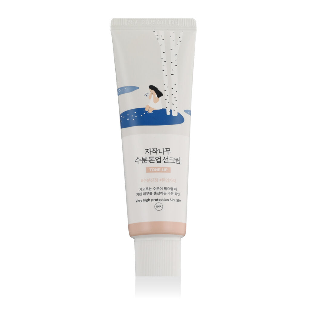 ROUND LAB, Birch Moisture Tone-Up Sunscreen SPF 50+ PA++++ - Tónovací ochranný krém, 50ml