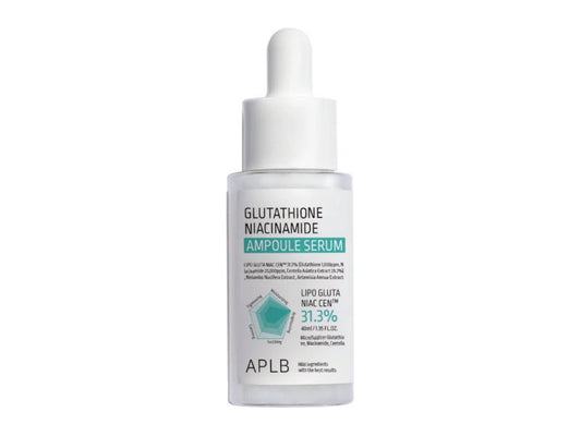 APLB, Glutathione Niacinamide Ampoule Serum - brightening and hydration, 40ml