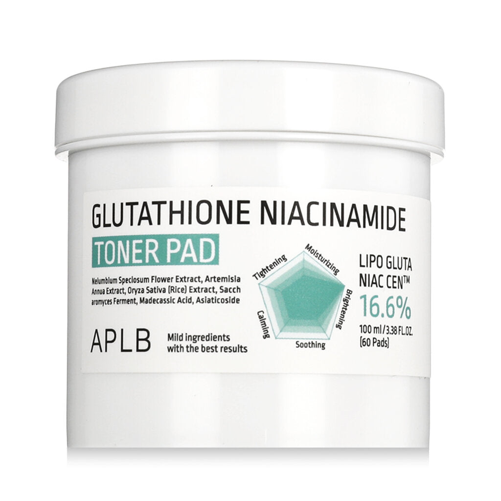 APLB, Glutathione Niacinamide Toner Pad ( 60 pcs ), 60ml