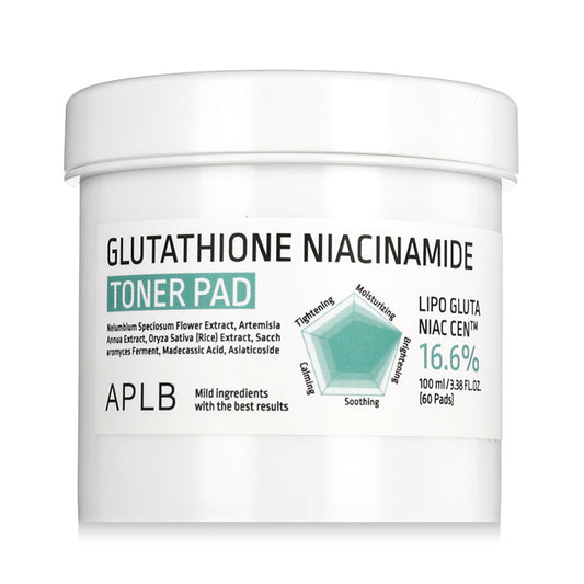 APLB, Glutathione Niacinamide Toner Pad ( 60 pcs ), 60ml
