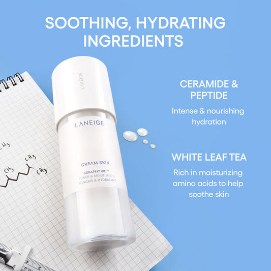 Laneige Cream Skin Cerapeptide Tónico e Hidratante Facial 170ml