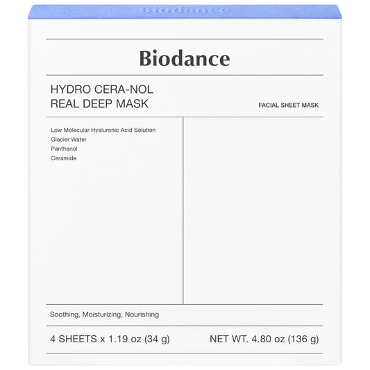 Biodance Hydro Cera-Nol Real Deep Mask 4 x 34 g
