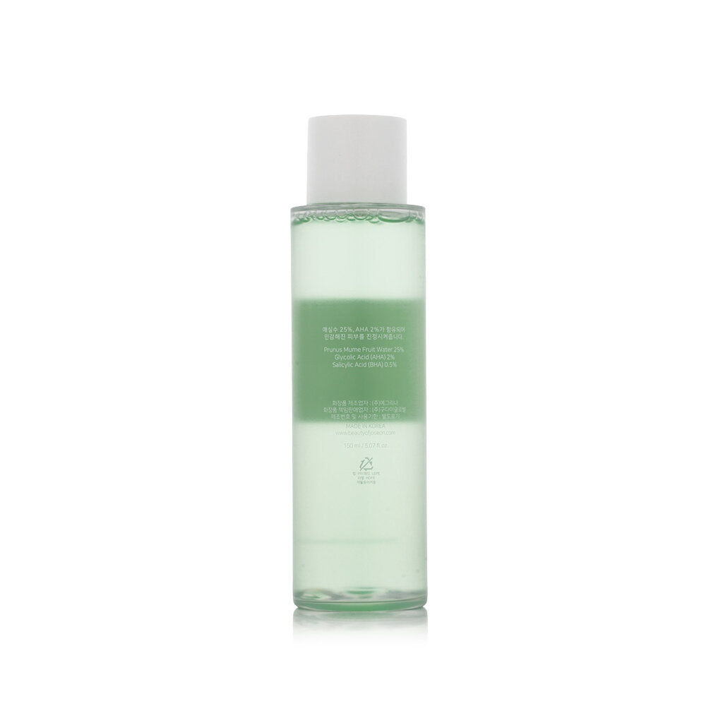 Green Plum Refreshing Toner - Exfoliační tonikum s AHA + BHA kyselinami