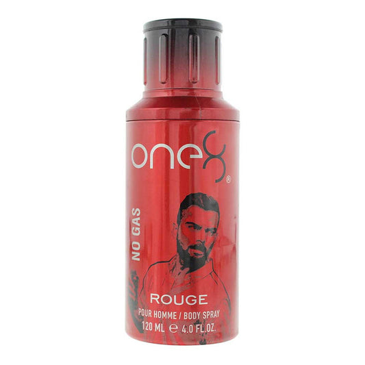 One 8, Rouge, Scented Spray, For Men, 120 ml