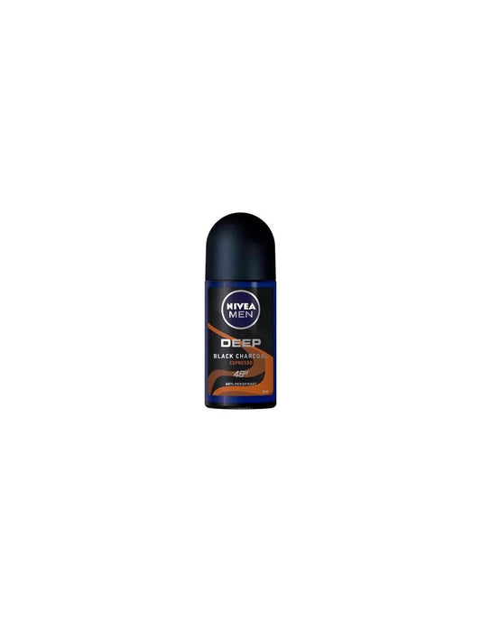 Nivea Desodorante Roll On 50ml Men Deep Espresso Black Carbon