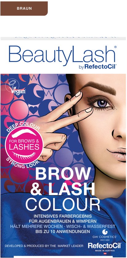 Refectocil Beautylash Brow y Lash Colour Kit Tinte Cejas y Pestañas Castaño Medio 1 U