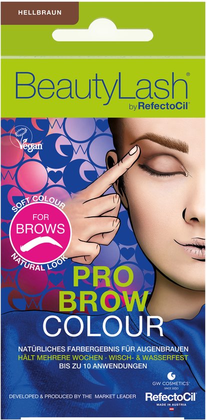 Refectocil Beautylash Pro Brow Colour Kit Tinte Cejas Castaño Claro 1 U