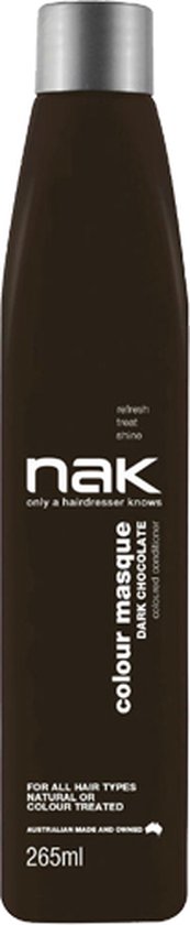 Nak, Signature, Hair Colouring Cream Mask,  Dark Chocolate, 265 ml