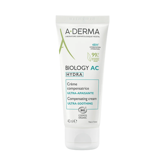 A-Derma, Biology AC Hydra, vegane, beruhigende Tagescreme, Haut, 40 ml