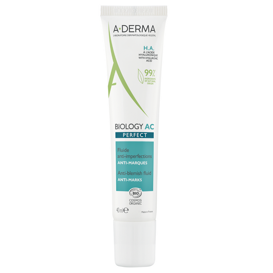 A-Derma, Biology AC Perfect, Anti-Unreinheiten, Fluid, für das Gesicht, 40 ml
