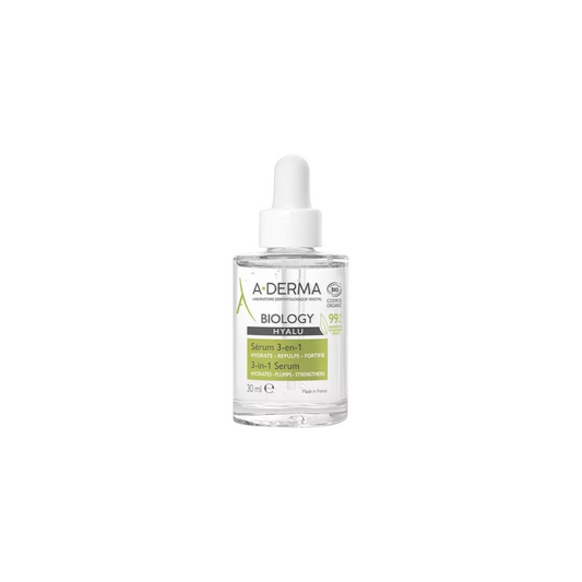 A-Derma, Biology Hyalu, Feuchtigkeitsspendendes Gesichtsserum, Morgen, 30 ml
