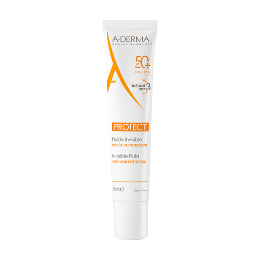 A-Derma, Protect, Hoher UV-Schutz, Sonnenfluid, 40 ml