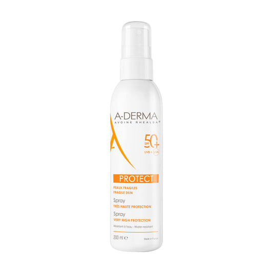 A-Derma, Protect, Hoher UV-Schutz, Sonnenschutz-Spray, LSF 50+, 200 ml