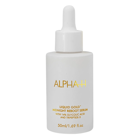 Alpha-H, Midnight Reboot, Glycolic Acid, Exfoliating, Firming, Brightening, Night, Serum, For Face, 50 ml