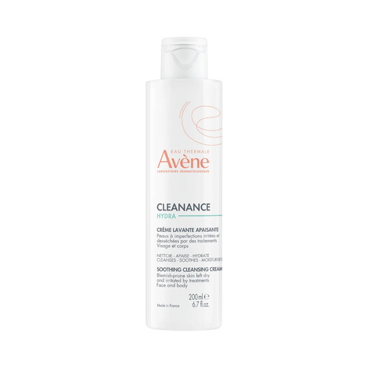 Avene, Cleanance Hydra, Soothing, Cleansing Cream, 200 ml