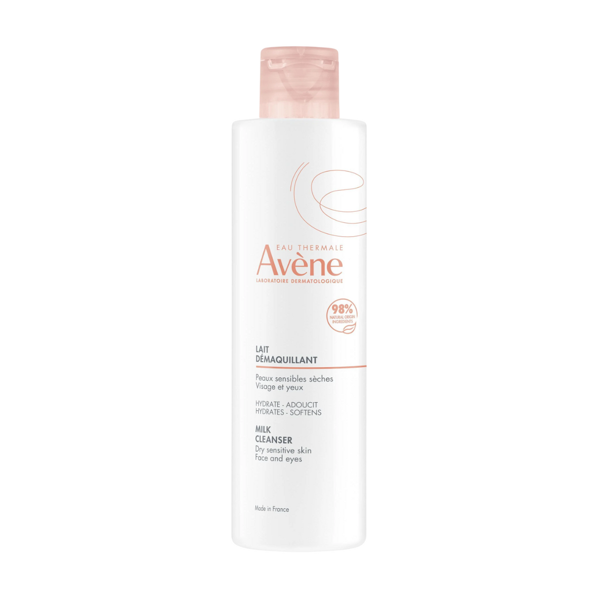 Avène, Les Essentiels, Reinigungsmilch, für Gesicht & Augen, 100 ml