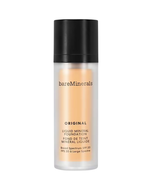 BareMinerals, Original Liquid Mineral, Luminous, Flüssige Grundierung, 06, Neutral Ivory, SPF 20, 30 ml
