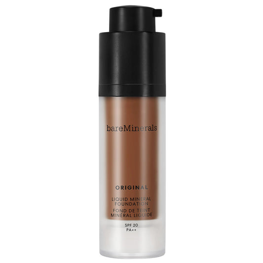 BareMinerals, Original Liquid Mineral, Luminous, Flüssig-Foundation, 30, Deepest Deep, LSF 20, 30 ml